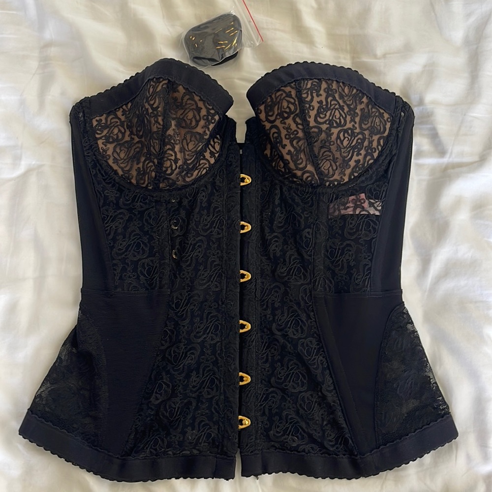 Agent Provocateur Mercy Corset and matching thong.